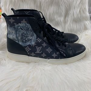 Louis Vuitton X Chapman Brothers Hi-Top Sneakers